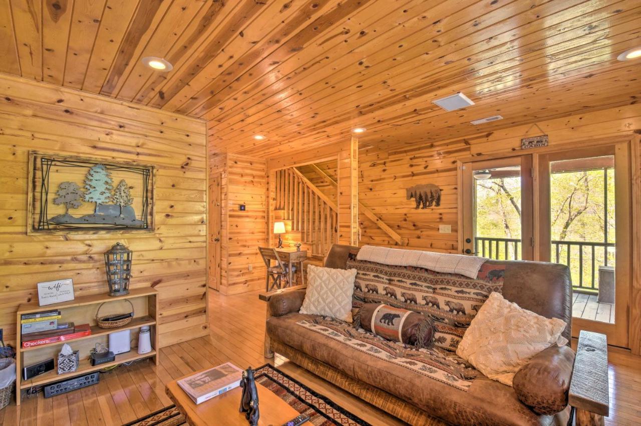 Cozy Hiawassee Cabin With Fire Pit And Mtn Views! Bagian luar foto